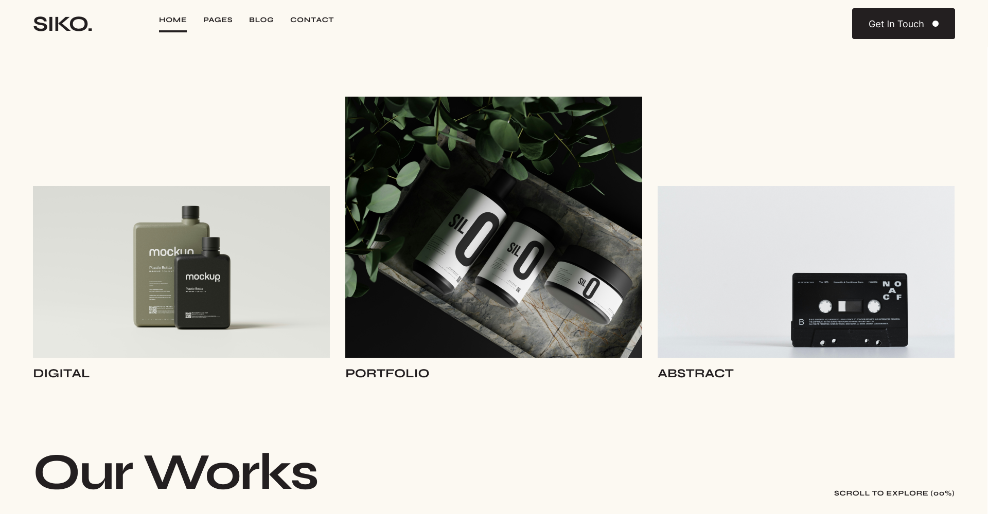 Projects Horizontal 3 Columns